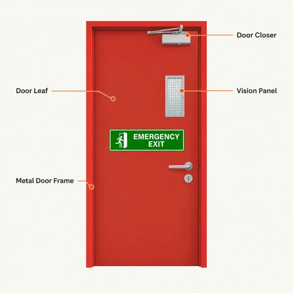 Sunstar Fire-Rated Doorset Components Malaysia